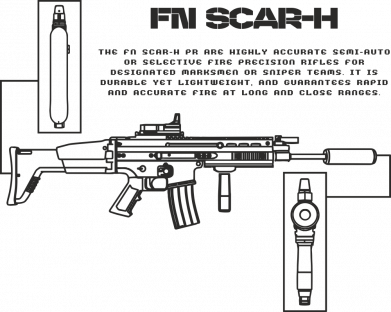 Бандана-труба FN SCAR-H 2