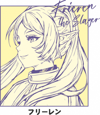 Шеврон прямокутний Frieren Anime Art 2
