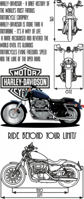 Кружка 320ml Harley Davidson Sportster 2