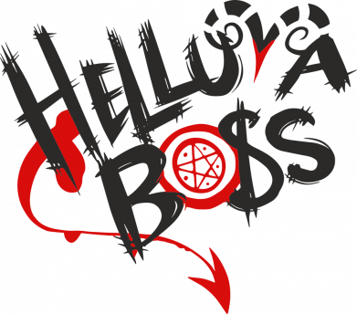 Прапор Пекельний бос Лого 2