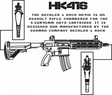 Бандана-труба Heckler & Koch HK416 2