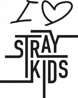 Принт Шеврон щит Я люблю Stray Kids, Фото № 2 - FATLINE