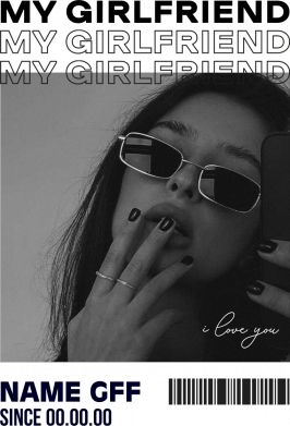 Кружка 320ml "MY GIRLFRIEND" your photo and text 2