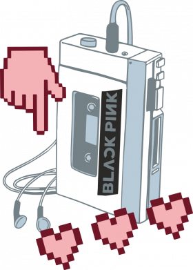 Шеврон круглый BlackPink Плеер 2