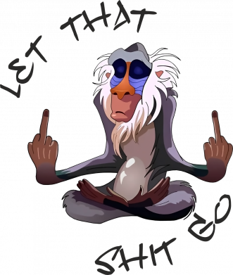 Кружка-хамелеон Let that shit go Rafiki 2