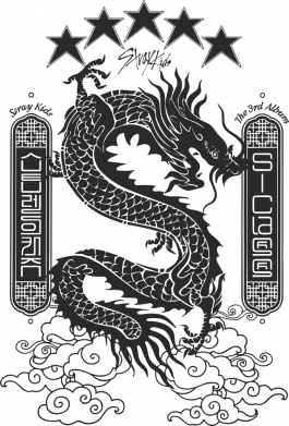 Футболка оверсайз FATLINE Stray Kids Дракон 2