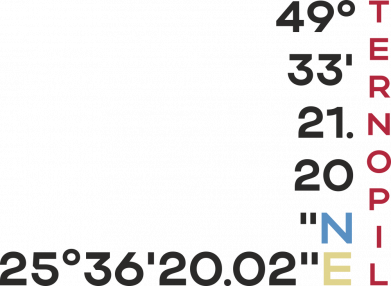 Шеврон прямоугольный Тернополь Координаты 2