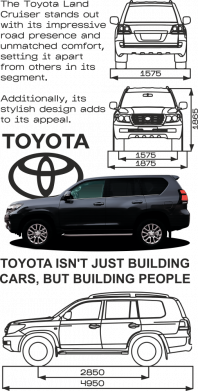 Подушка плюш Toyota Land Cruiser 2