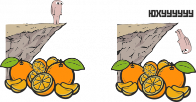 Футболка оверсайз FATLINE Новогодние Мандаринки 2