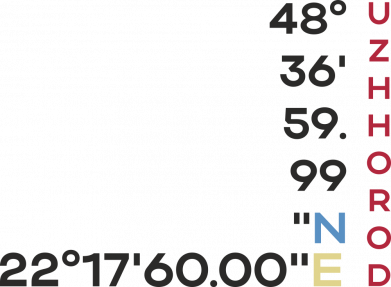 Ужгород Координаты