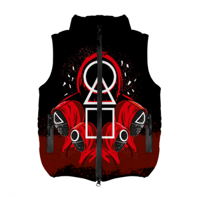 Принт 3D жилет унісекс Гра В Кальмара 3D, Фото № 2 - FATLINE