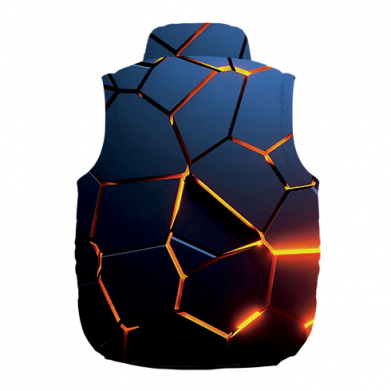 3D жилет унисекс Cracked Blocks 2
