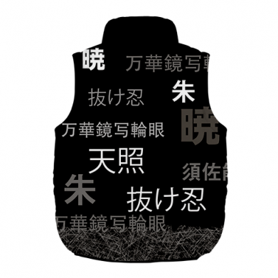 3D жилет унисекс Учиха Итачи 2