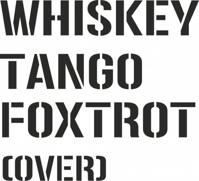 Шеврон прямокутний WTF (Whiskey Tango Foxtrot) 2