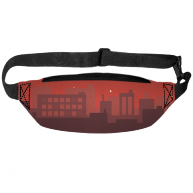 3D сумка-бананка Ironman and сity 2