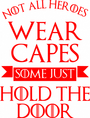 Принт Майка-тільняшка Not all heroes wear capes, Фото № 2 - FATLINE