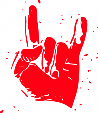 Майка-тельняшка HEAVY METAL ROCK 2