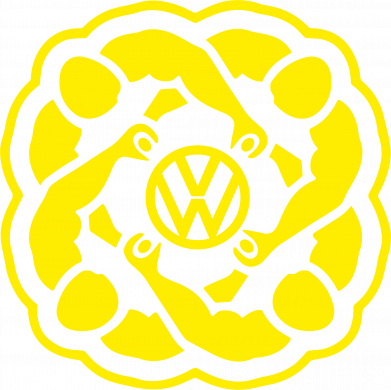 Шеврон круглый Автоклуб Volkswagen 2