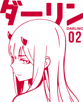 Женская футболка Zero Two Girl 2