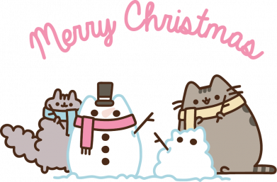 Футболка премиум мужская FATLINE Pusheen Merry Christmas 2