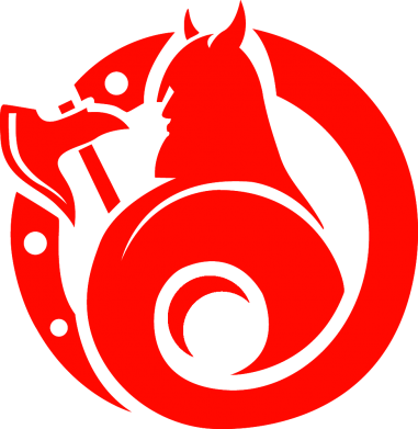 Шеврон круглый Логотип Викинги 2