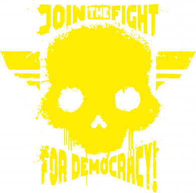 Женская футболка Join the fight for the democracy! 2