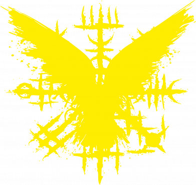 Ворон с рунами