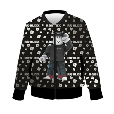 Принт Дитячий 3D бомбер Roblox And Metal Logo, Фото № 2 - FATLINE