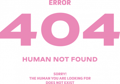 Женская футболка Error 404. Human not found. 2