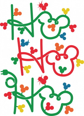 Майка-тельняшка Ho Ho Ho Mickey Mouse 2