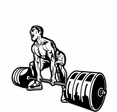Принт Мужская футболка Stedman Born to be stronger, Фото № 2 - FATLINE