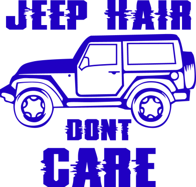 Женская футболка Jeep hair don't care 2