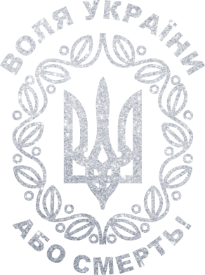 Женская футболка Герб Украины с узором Голограмма 2