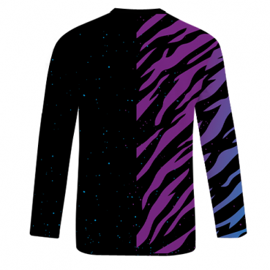 Мужской 3D лонгслив Neon Tiger 2