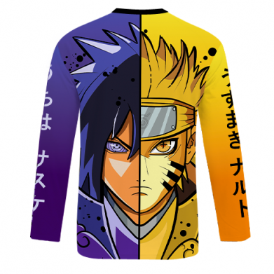 Чоловік 3D лонгслів Naruto Vs Sasuke 2