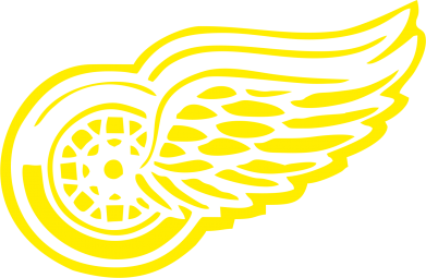 Шеврон прямоугольный Red Wings 2