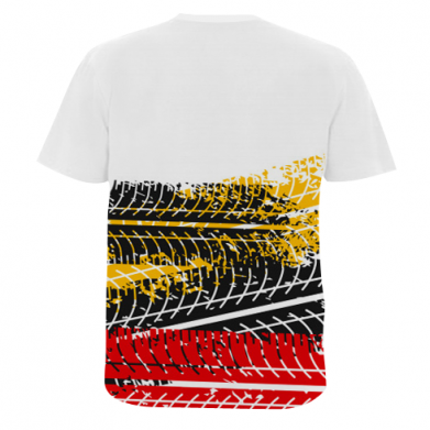 Мужская 3D футболка BMW logo and tires 2