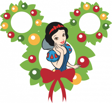 Футболка оверсайз FATLINE Рождественская Белоснежка 2