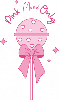 Розовое настроение с леденцом