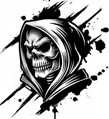 Шеврон закруглений прямокутний перспектива смерті 2