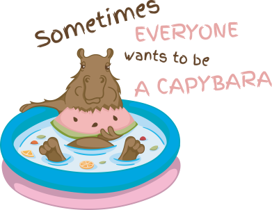 Каждый иногда хочет побыть капибарой