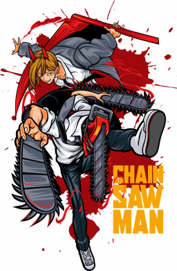 Шопер Денджі Людина бензопила арт 2