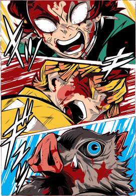 Кружка 320ml Вбивця демонів герої 2