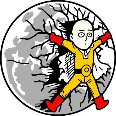 Кружка цветная 320ml Saitama in the moon 2