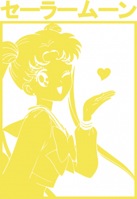 Принт Маска для обличчя Сейлормун, Фото № 2 - FATLINE