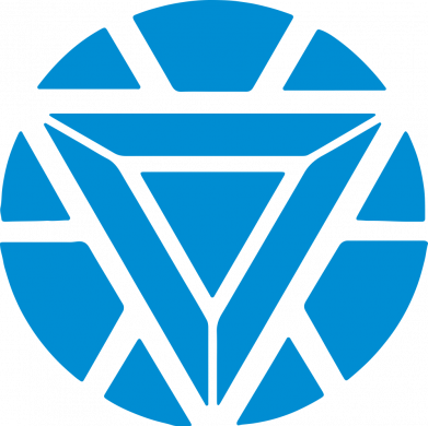 Значок Iron Man Heart 2