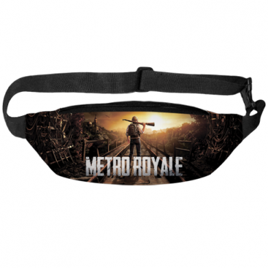 Принт 3D сумка-бананка Pubg Metro Royale, Фото № 2 - FATLINE