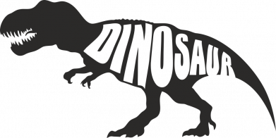 Dinosaur text