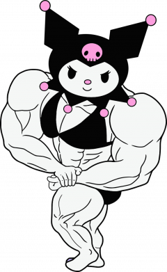 Чоловіча футболка Stedman Powerfull Kuromi 2