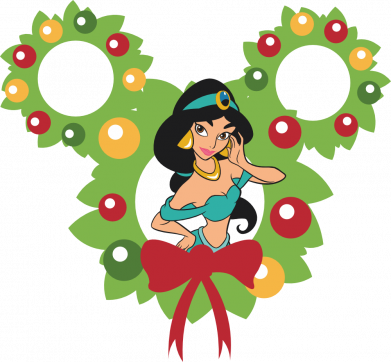 Детская футболка Рождественская Жасмин 2